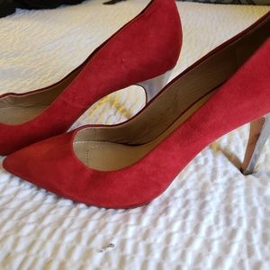 Diane Von Furtenberg Heels Great Shape! Red